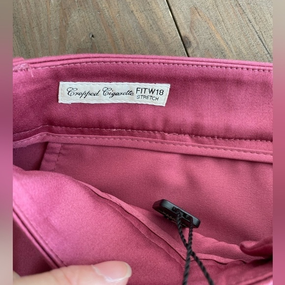 Weekend Max Mara cigarette style crop pink trouser pants NWT - Picture 6 of 7
